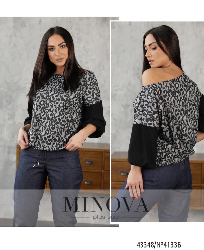Кофточка 4133Б-серый Minova