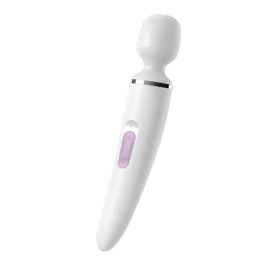 Белый вибратор Satisfyer Wand-er Woman
