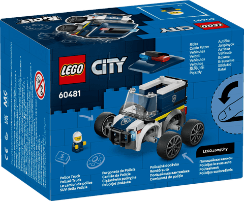 Конструктор LEGO City 60481 Rides – Police Truck