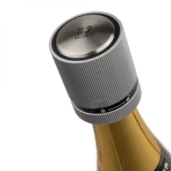 Набор рубашка для охлаждения и пробка для шампанского серый Peugeot Bubbles