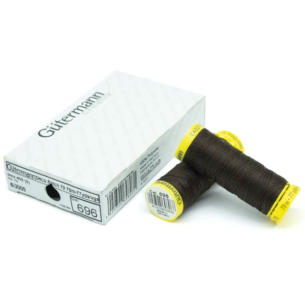 Нитки отделочные Gutermann Deco Stitch 70 (70 метров), 5 кат. | 696 т.шоколад