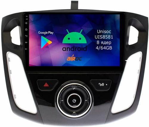 Магнитола для Ford Focus 3 2011-2019 (поддержка автопарковки) - Airok RM-1701 Android 12, SIM-слот