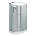 Душевая кабина Niagara Classic NG-3312-14RBK (120х80х200) низкий поддон(13см),стекло матовое,3 места