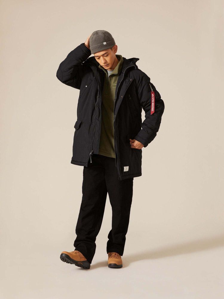 Парка Alpha Industries N-3B Altitude Mod Parka (Чёрная)