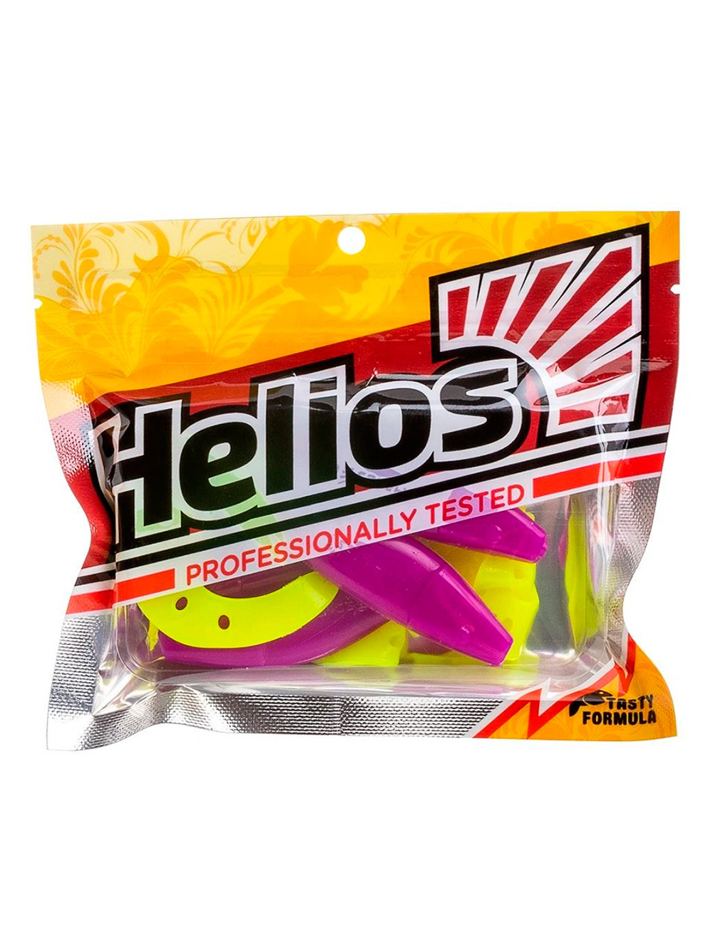 Твистер несъедобный Helios Kasandra 4"29/10,9см Lime 100шт. (HS-34-008-N)