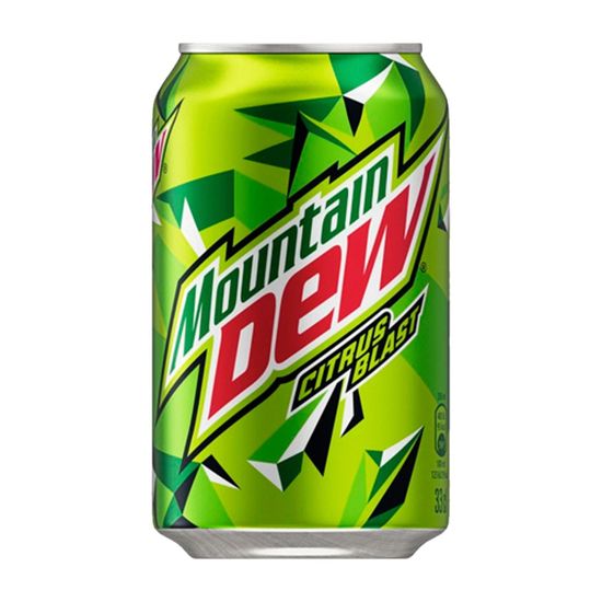 Газированный напиток MTN Dew Citrus Blast с цитрусовым вкусом, 330 мл