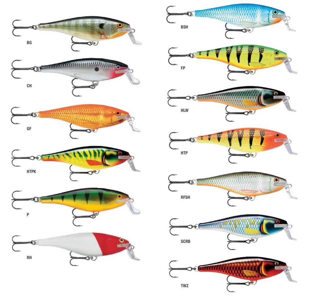 Воблер Super Shad Rap 14, 14см, 45гр, цвет P