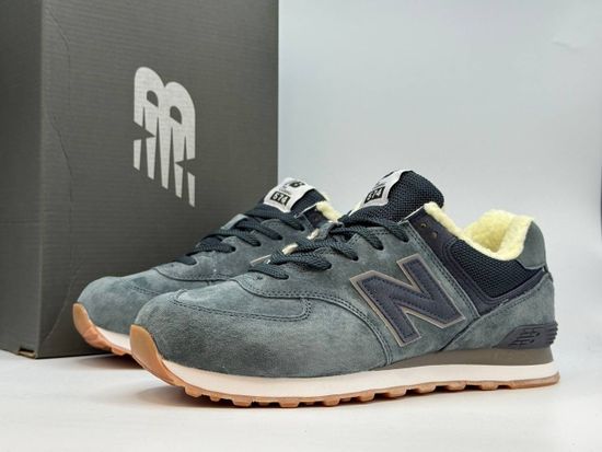 Кроссовки New Balance 574 "Grey" с мехом
