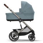 Коляска Cybex Balios S Lux TPE complete Cloud G Stone Grey Plus Base G 4 в 1 Stormy Blue с дождевиками