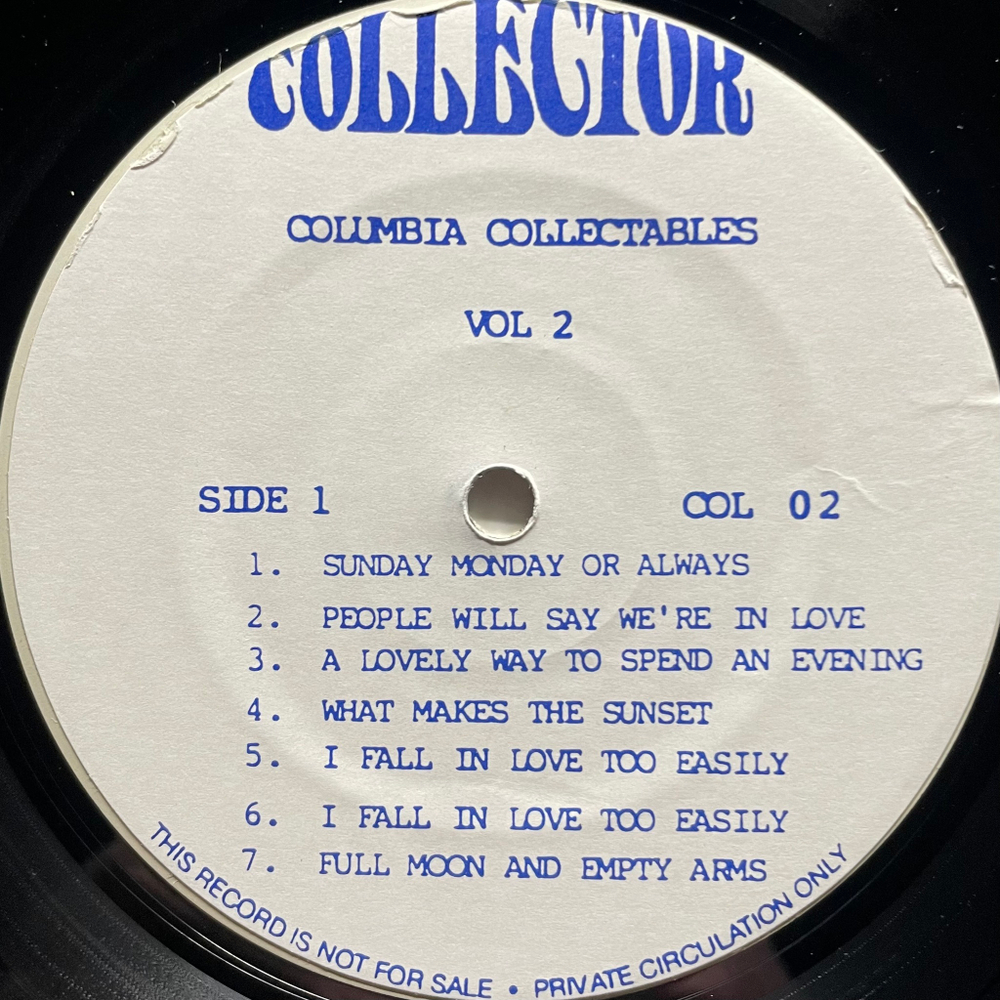 Frank Sinatra ‎– Columbia Collectables Volume 1