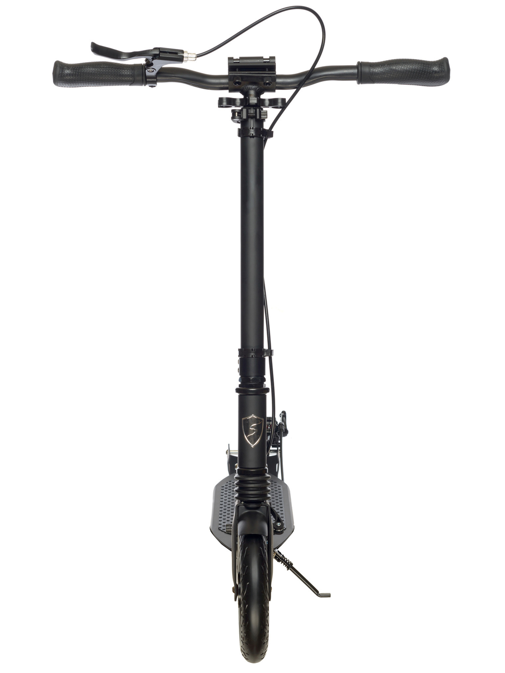 Самокат Urban Scooter Disc Total Black Pro, (2024), с дисковым тормозом, складной, городской, двухколесный