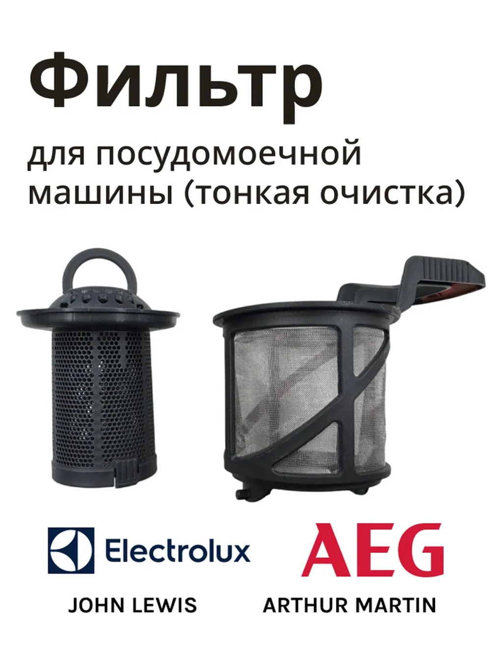Фильтр тонкой очистки для посудомоечной машины 143ZN47 (140064682010, 143ZN34, 1561732007, 763411035, 8075472012, 8075472038, 8075472145, 8075472178, 8075472269, u1921003A)