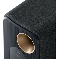 KEF LSX II Carbon Black активная беспроводная полочная акустическая система (пара)