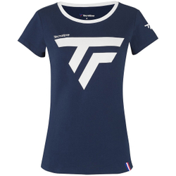 Женская теннисная футболка Tecnifibre Lady Training Tee - navy