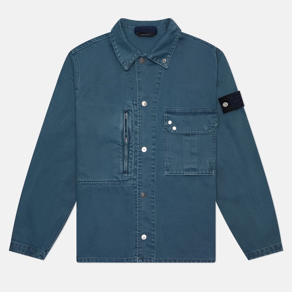 Куртка Stone Island Light Bull Denim Indigo TC
