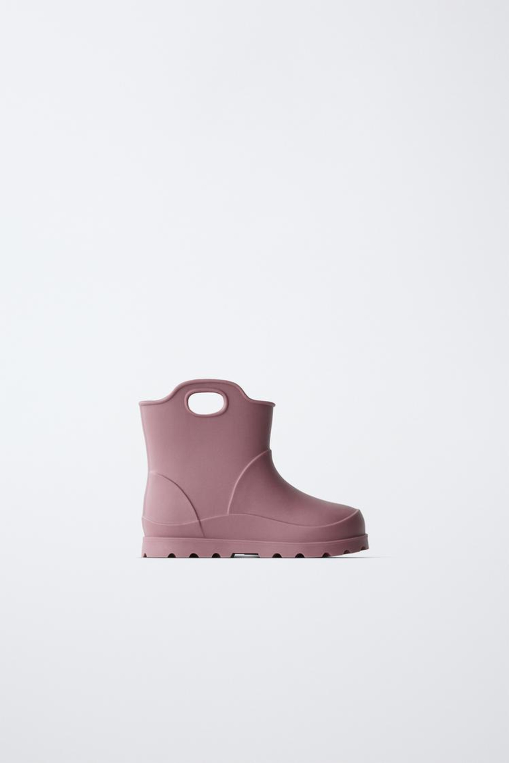 ZARA РЕЗИНОВЫЕ САПОГИ, РОЗОВЫЙ