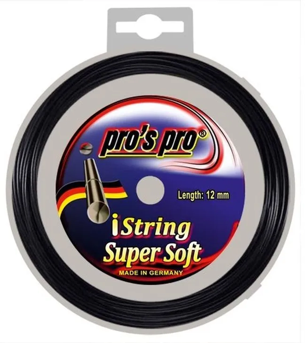 Струны теннисные Pro's Pro iString Super Soft (12 m) - black