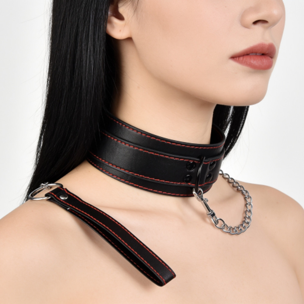 Ошейник с поводком - Bondage Fetish