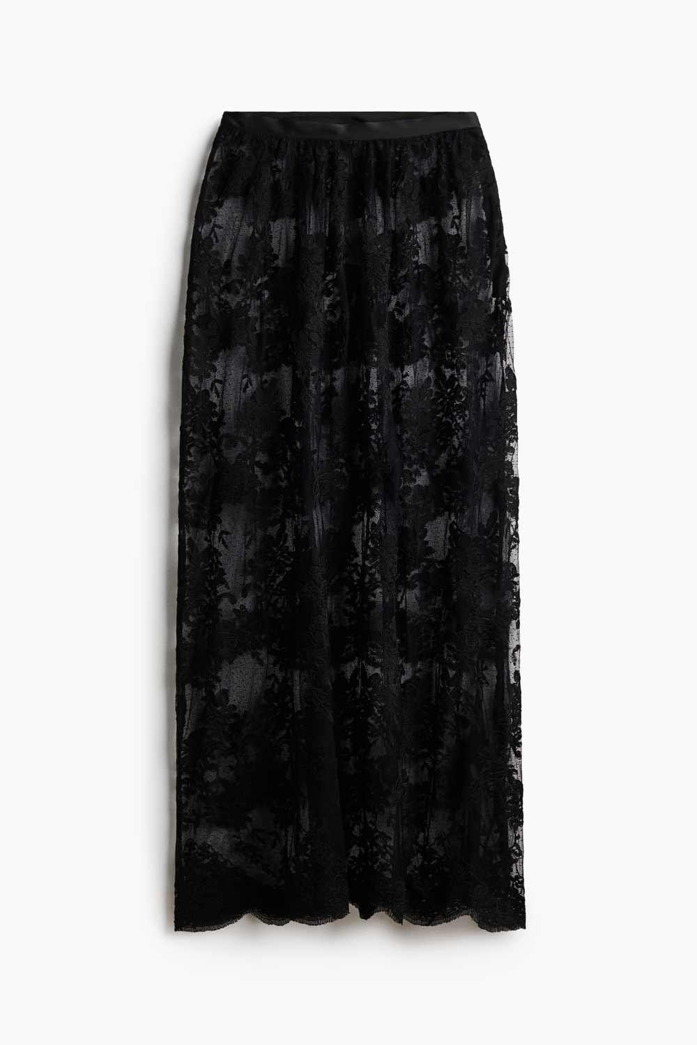 Длинная кружевная юбка - H&M