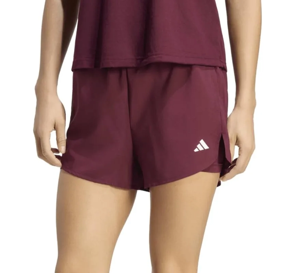 Женские теннисные шорты Adidas Workout Essentials 2in1 - maroon