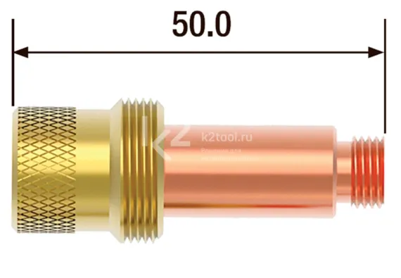 Корпус цанги c газовой линзой Fubag FB TIG 17/18/26, Ø2,4, 5 шт