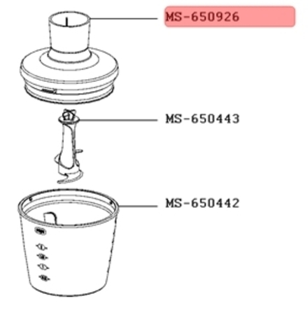 Крышка для блендера Tefal (Тефаль) MS-650926