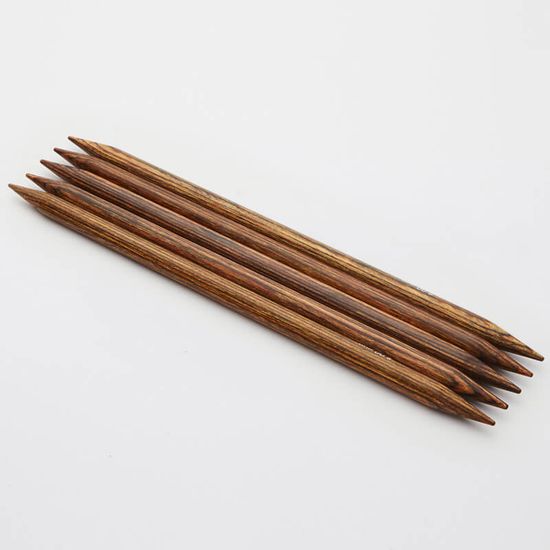 Спицы GINGER берёзовые чулочные 15 см (5 штук)