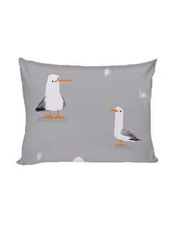 Постельное белье сатин Milky Garden "Seagull" 1,5-сп Наволочка 50х70 см 1 шт Простынь 150x215 см Пододеяльник 145x215 см