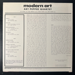 Art Pepper Quartet ‎– Modern Art (Япония 1976г.)