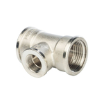 Тройник с внутренней резьбой переходной STOUT SFT 0022 - 1" x 1/2" x 1" (латунь никелированная)