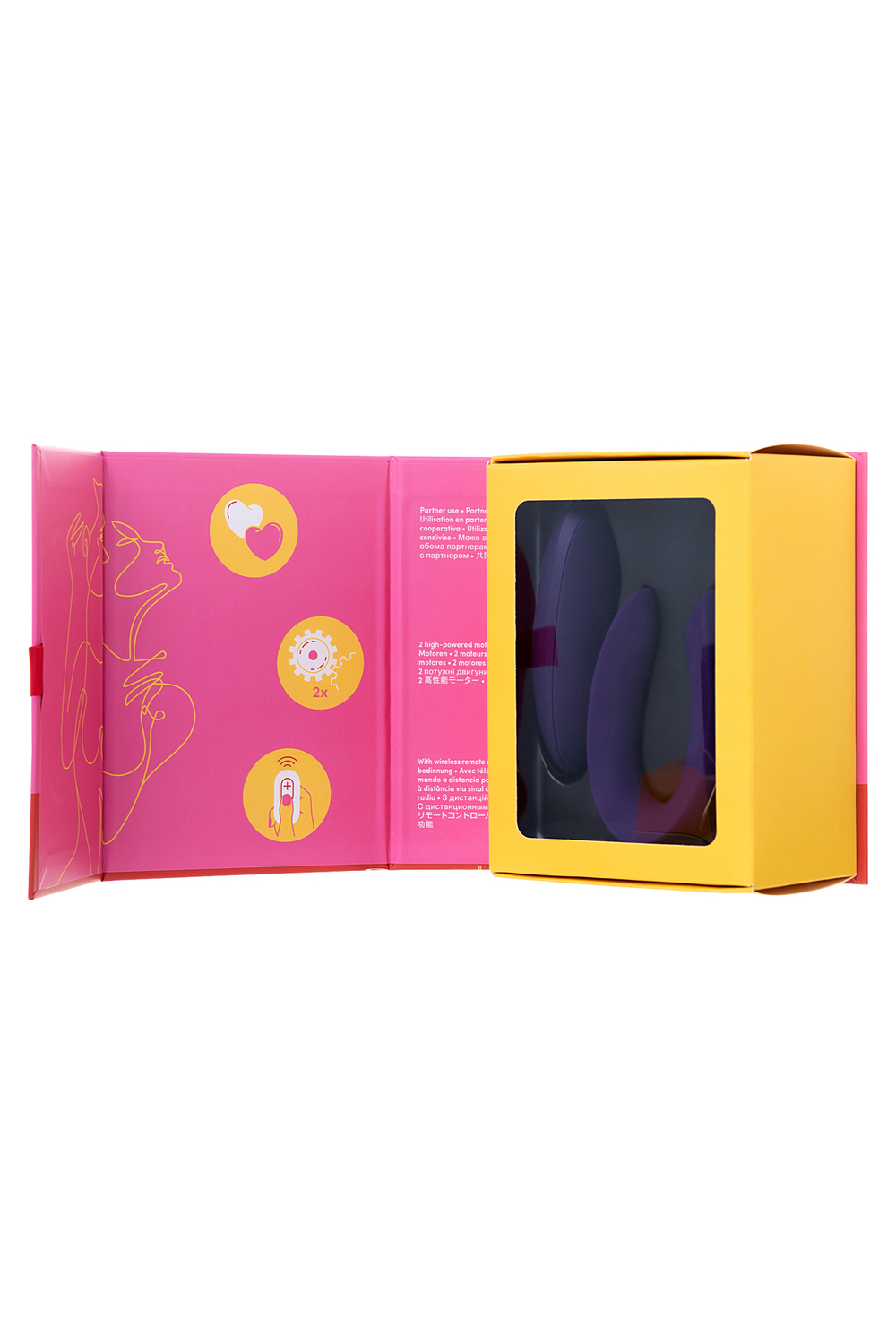 Многофункциональный стимулятор для пар Satisfyer Partner Toy Plus Remote фиолетовый