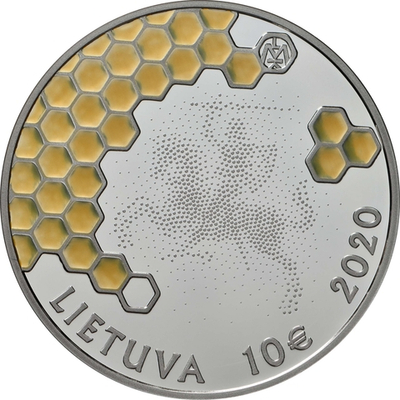 ЛИТВА, 2020, 10 ЕВРО [PROOF] [СЕРЕБРО]