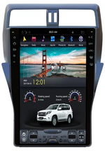 Магнитола для Toyota Land Cruiser Prado 150 2017-2023 - Kuberg GE вертикальный экран в стиле "Тесла" на Android 13, CarPlay, 4G SIM-слот