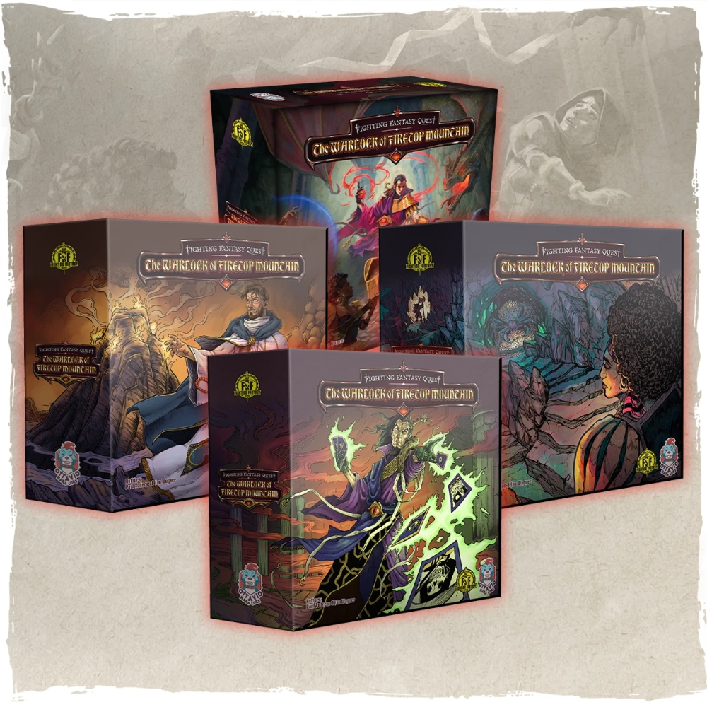 Fighting Fantasy Quest - The Warlock of Firetop Mountain - настольная игра