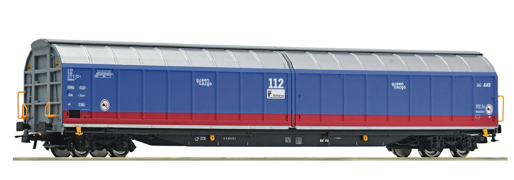 Вагон с раздвижными стенками, Green Cargo, HO, IV эпоха