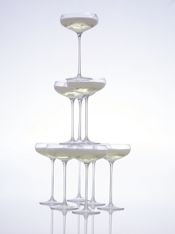 Набор бокалов для шампанского wine, 215 мл, 4 шт.