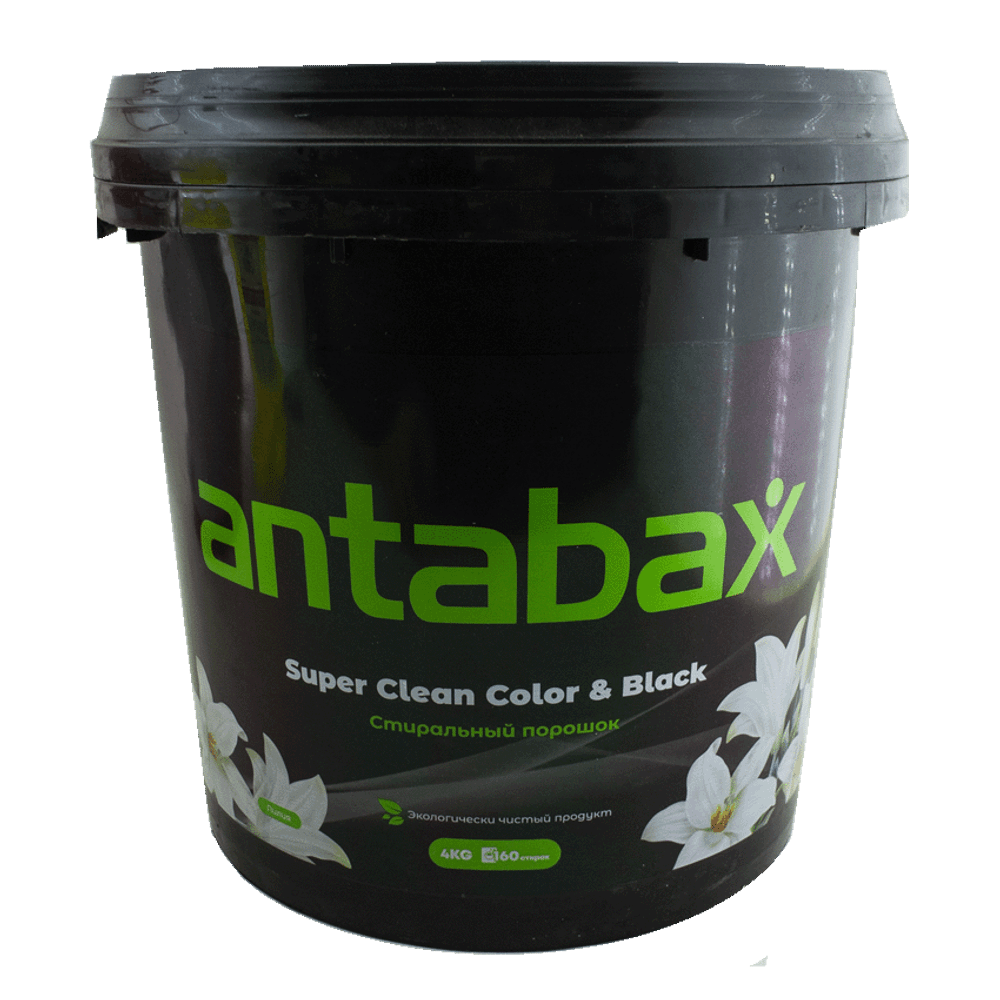 Стир порошок Antabax универс суперочищ ведро черное 4 кг