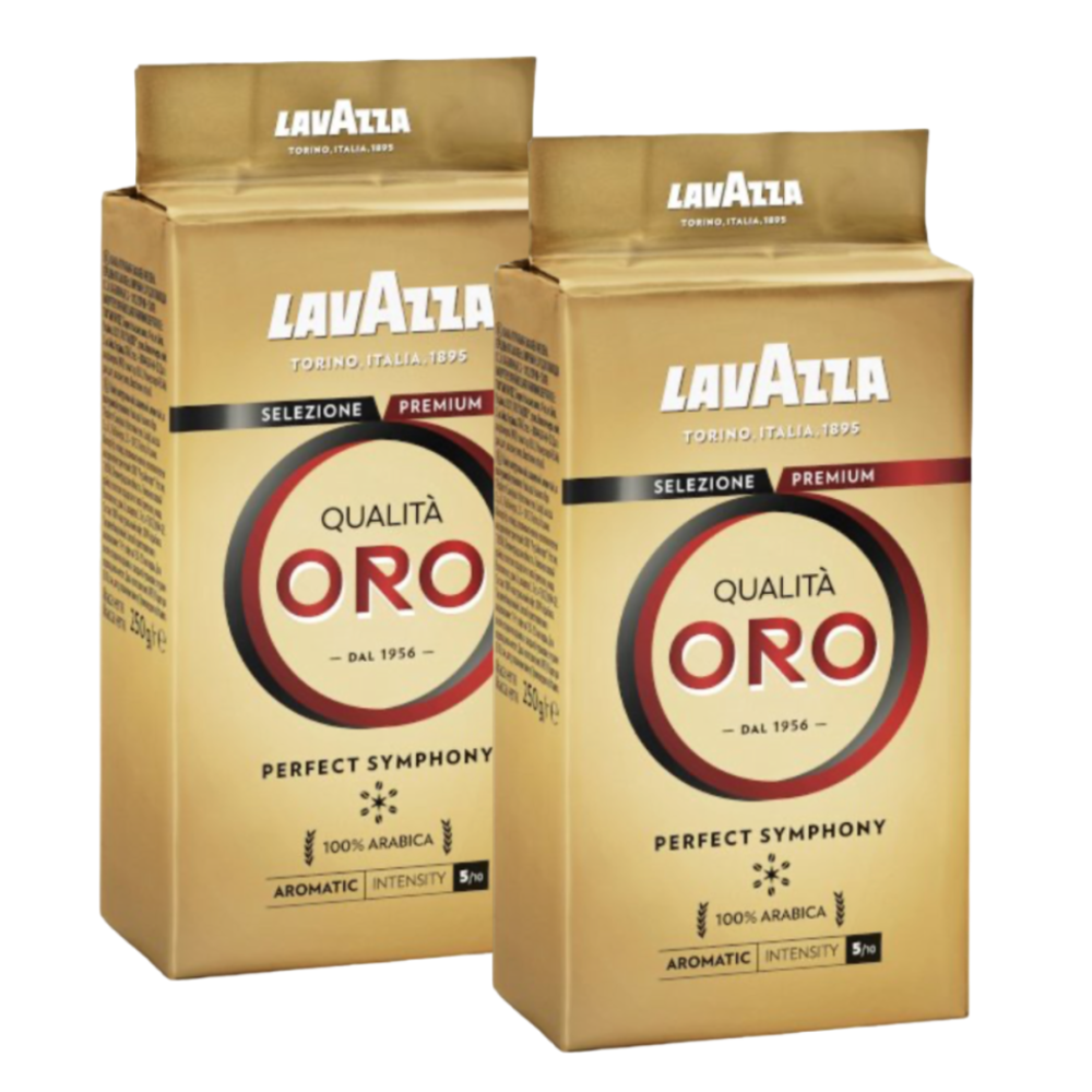Кофе молотый LavAzza Qualita Oro, 250 г в/у (Лавацца) х 2 шт