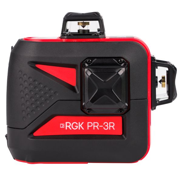 Комплект: лазерный нивелир (уровень) RGK PR-3R с красным лучом + штатив, RGK