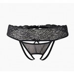 Возбуждающие трусики с доступом и мягким кружевом Easy to love, XS/S, 40-42