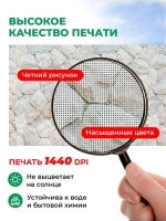 Фотосетка на забор стена из белого камня 3х1,58 м