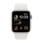 Умные часы Apple Watch SE (2022) GPS, 40mm, Aluminium Case with Sport Band S/M, Silver (Серебристый)