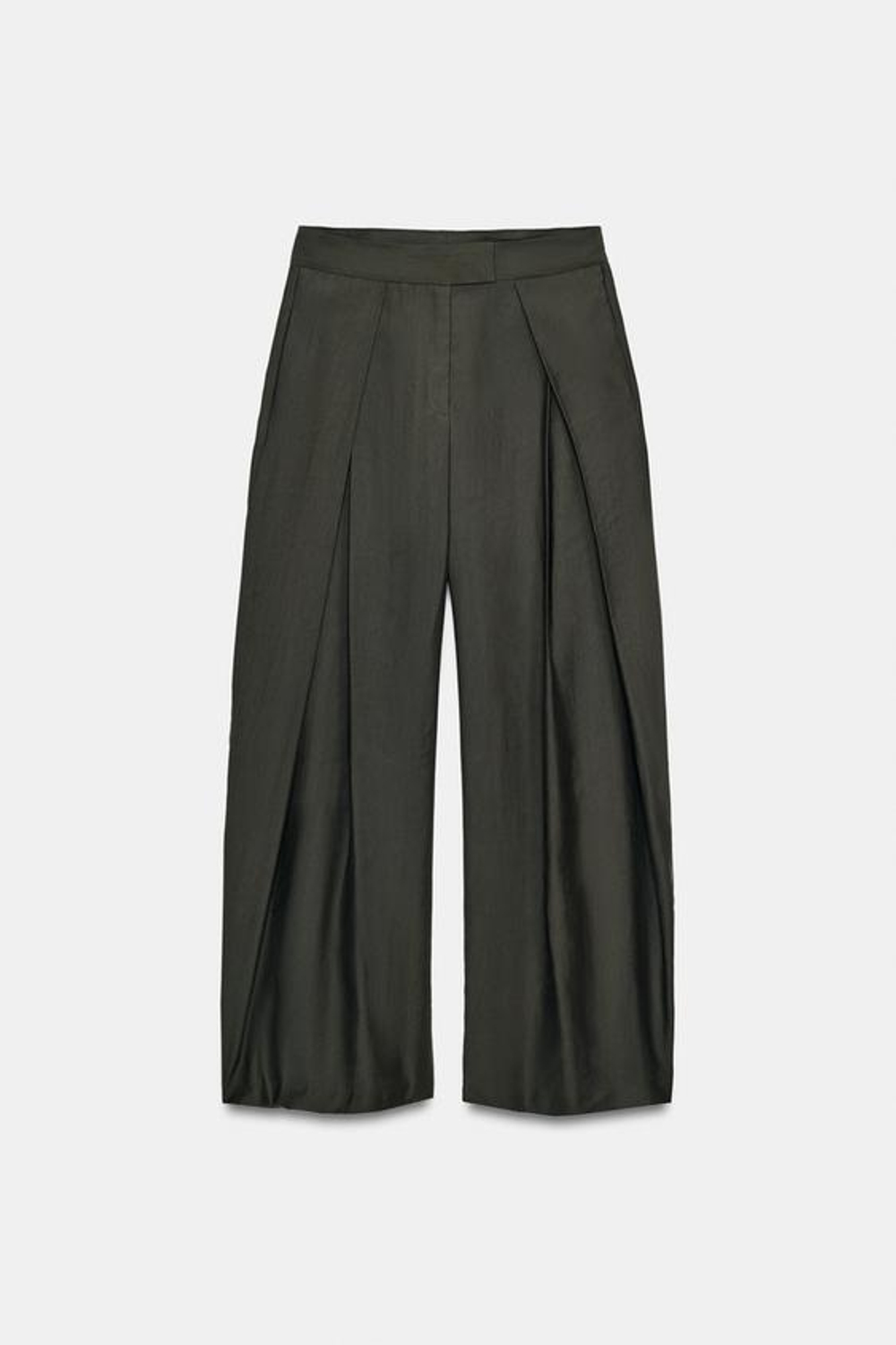 Брюки с широкими штанинами из коллекции ZW - ZARA