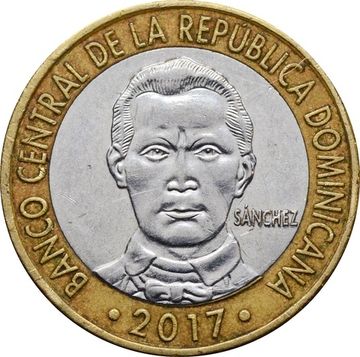 5 песо 2017 Доминикана