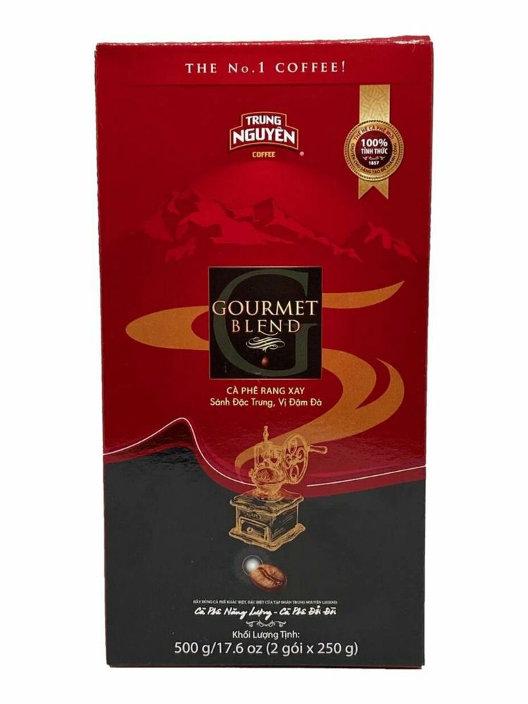 Кофе молотый Trung Nguyen Gourmet Blend, 500 г, 2 шт
