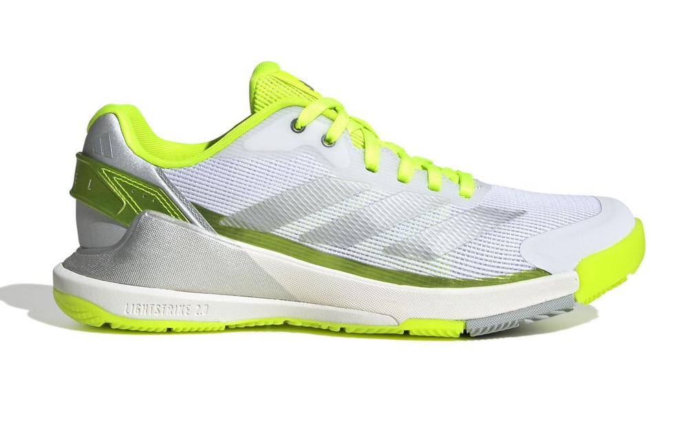 Женские кроссовки для Падел Adidas Crazyquick Lightstrike Padel W - lucid lemon/silver metallic/wonder silver