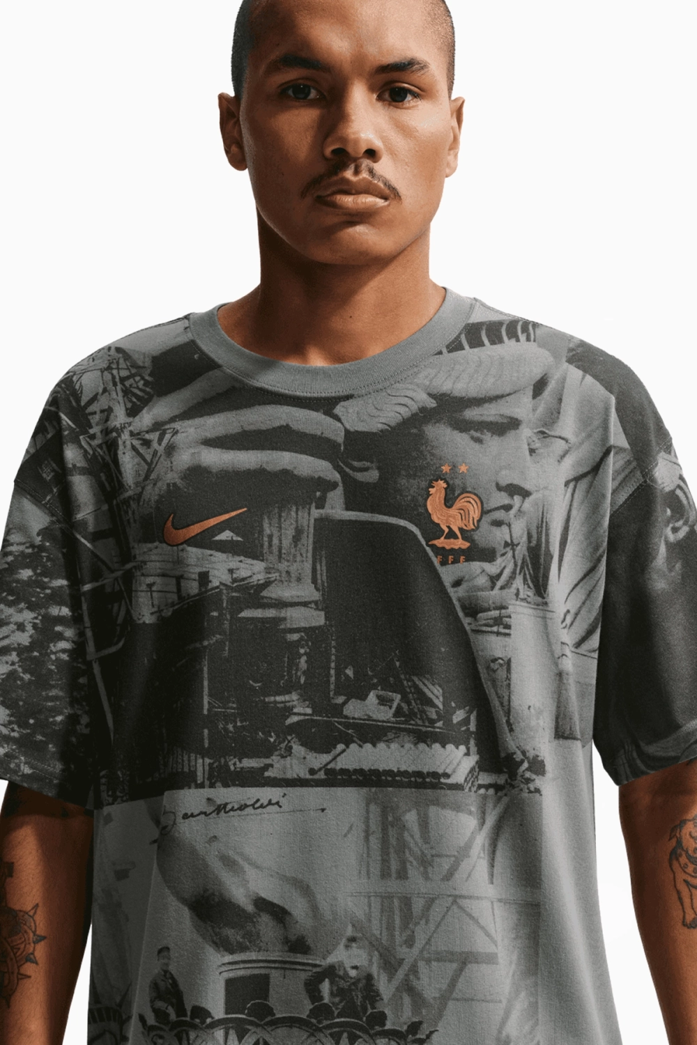 Футболка Nike France 2026 Tee - серый