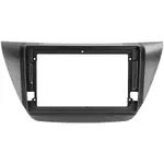Комплект рамки с разъёмами 9" Mitsubishi Lancer 9, Cedia 2000-2008 черная рамка+климат