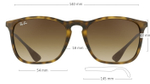 Ray Ban Chris RB 4187 856/13 / 54
