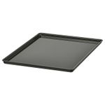 Крышка для контейнера IKEA KUGGIS (КУГГИС), Пластик, Черный, 26x35 см